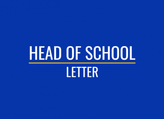 Head of School Letter header